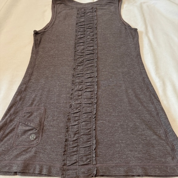 Lululemon 6 Dash Tank II Purple Top ~ Running Yoga Athletic Workout Ruffle - Picture 4 of 8